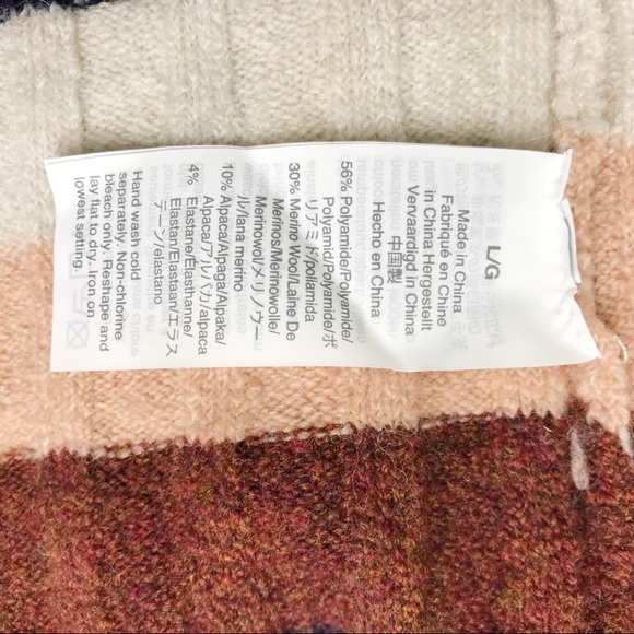 New Madewell Striped Evercrest Turtleneck Sweater - Picture 9 of 10